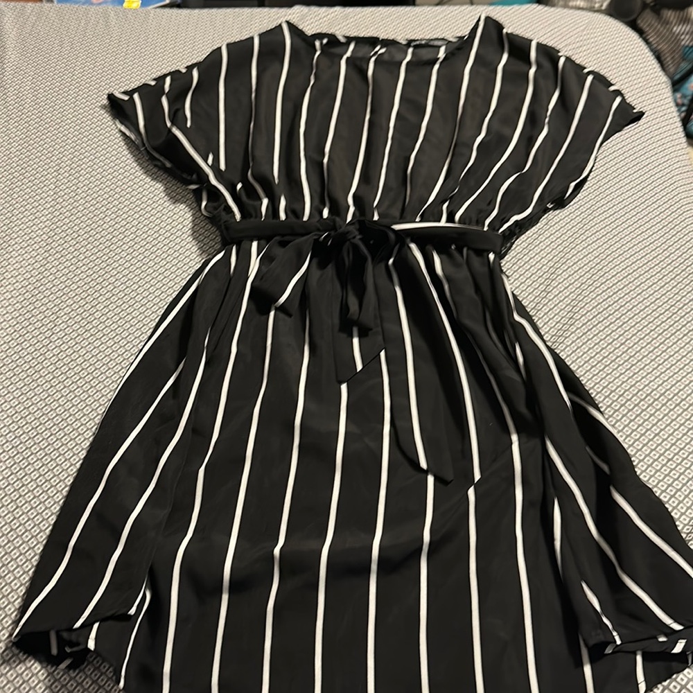 Black and white dress
